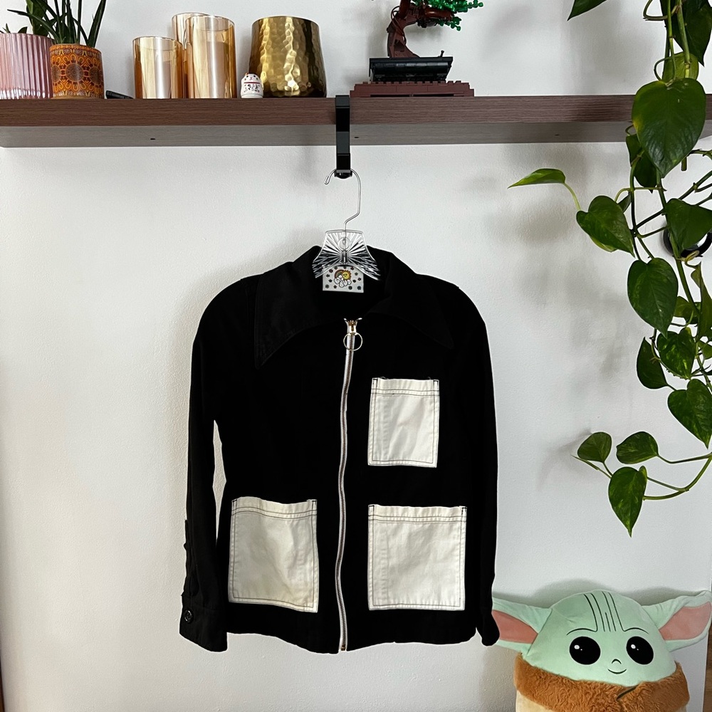 Big Bud Press Black and White Work Jacket